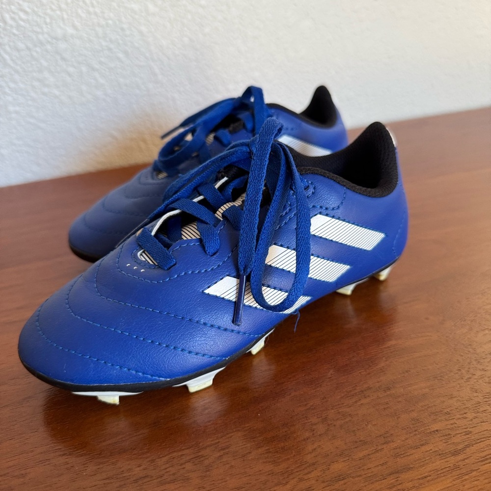 Adidas Kids Size 13 Blue Soccer Cleats